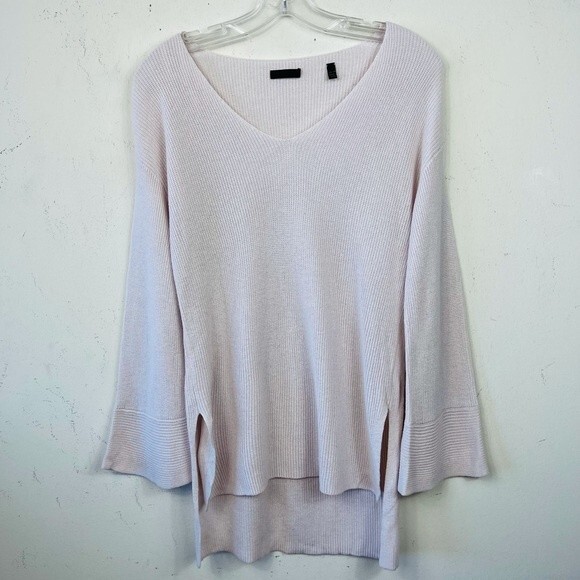 ATM ANTHONY THOMAS MELILLO V-neck Hi-lo Sweater In Blush Pink XS Revolve - Picture 7 of 15